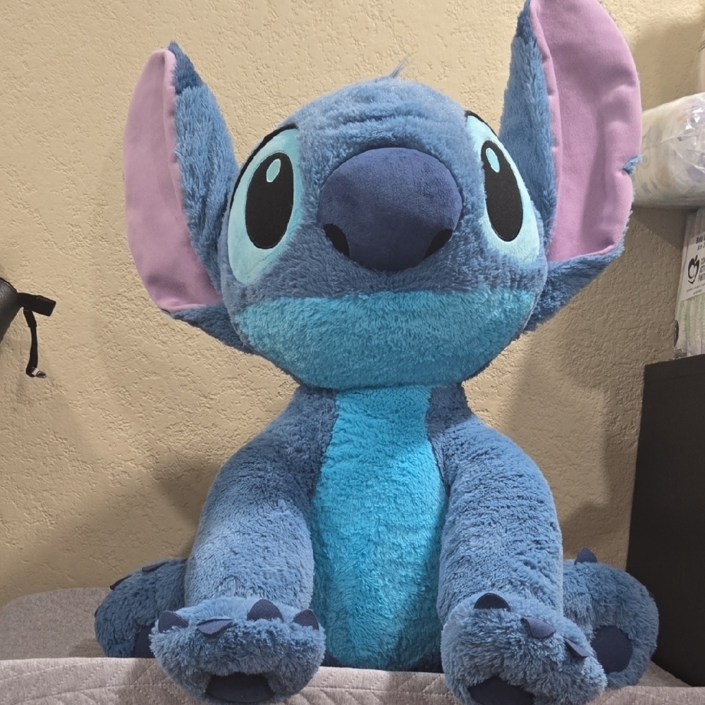 Disney Blue and Purple Stitch Stuffed Animal